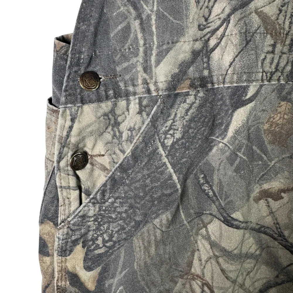 Liberty Overalls Realtree‎ Hardwoods Camo Bibs Cotton Canvas Duck 44 Regular XXL